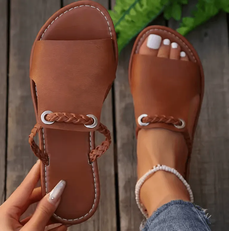 2025 Women’s Flat Sandals - Casual Summer Slippers & Bohemian Beach Flip Flops
