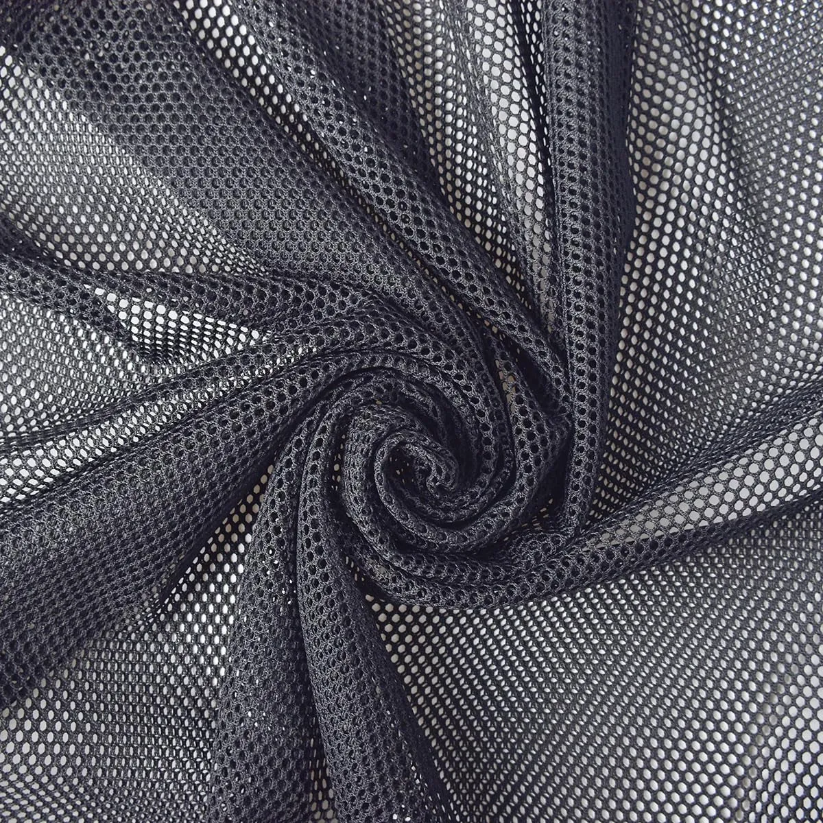 63X83 INCH Black Mesh Fabric, Nylon Netting Fabric for Sewing, Backpack Pocket, Mesh Bag, Netting Clothes