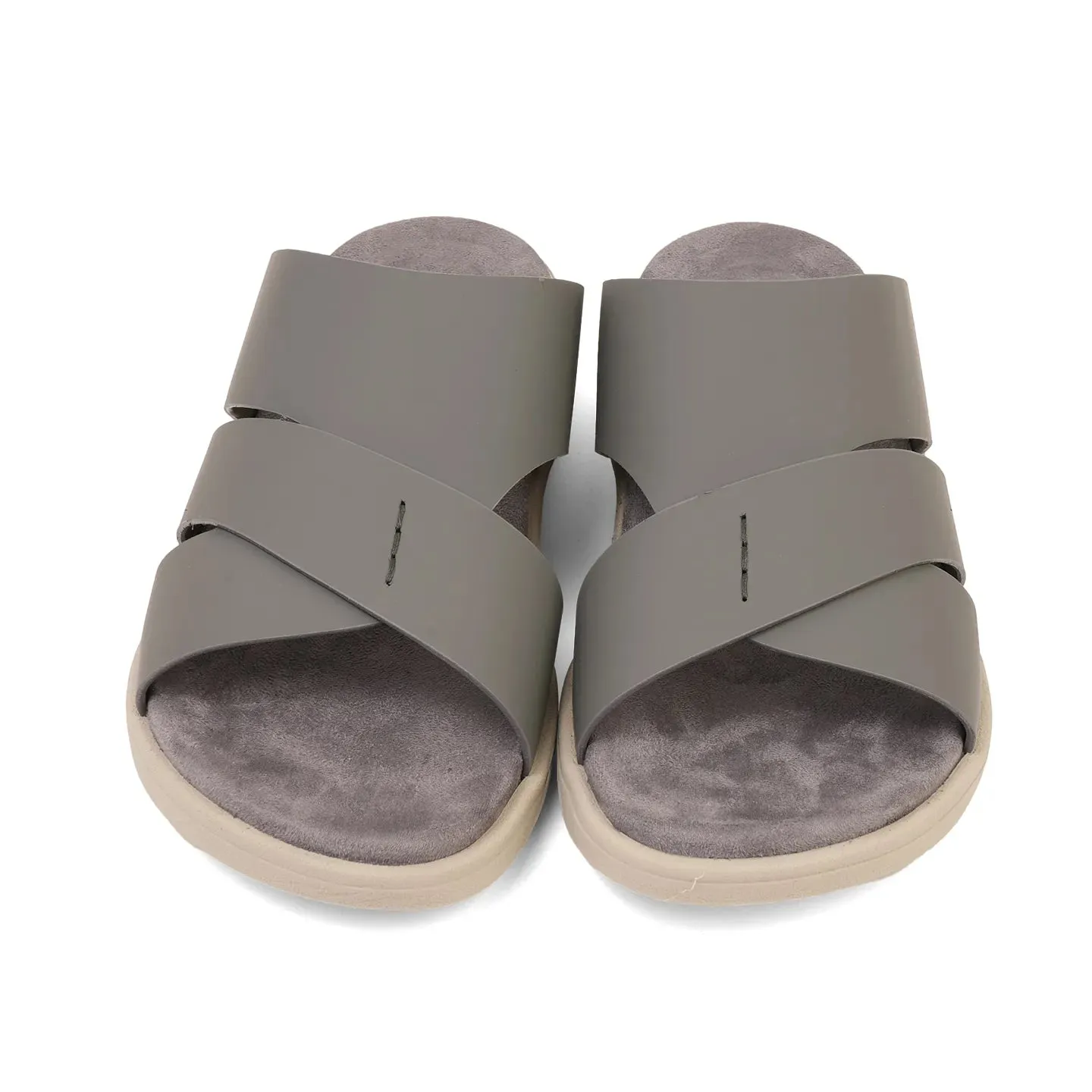Aetrex Premium Comfort Foot Bed Arabic Sandals Grey