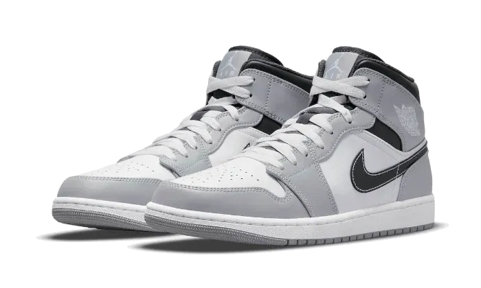 AIR JORDAN 1 MID LIGHT SMOKE GREY ANTHRACITE