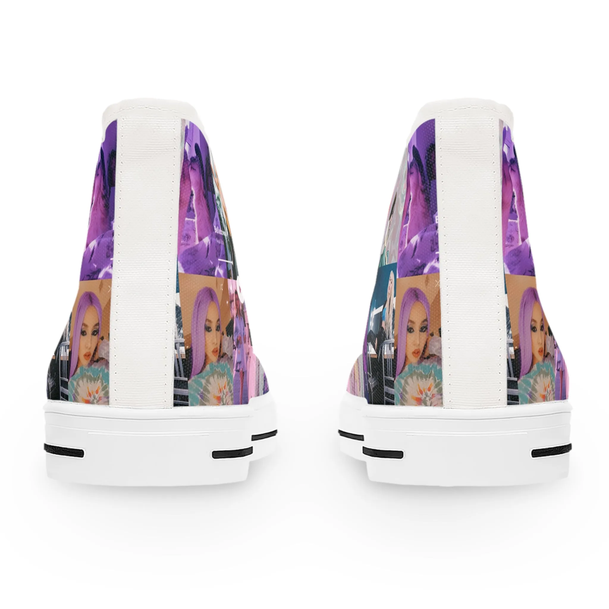 Ava Max Belladonna Photo Collage Women's High Top Sneakers