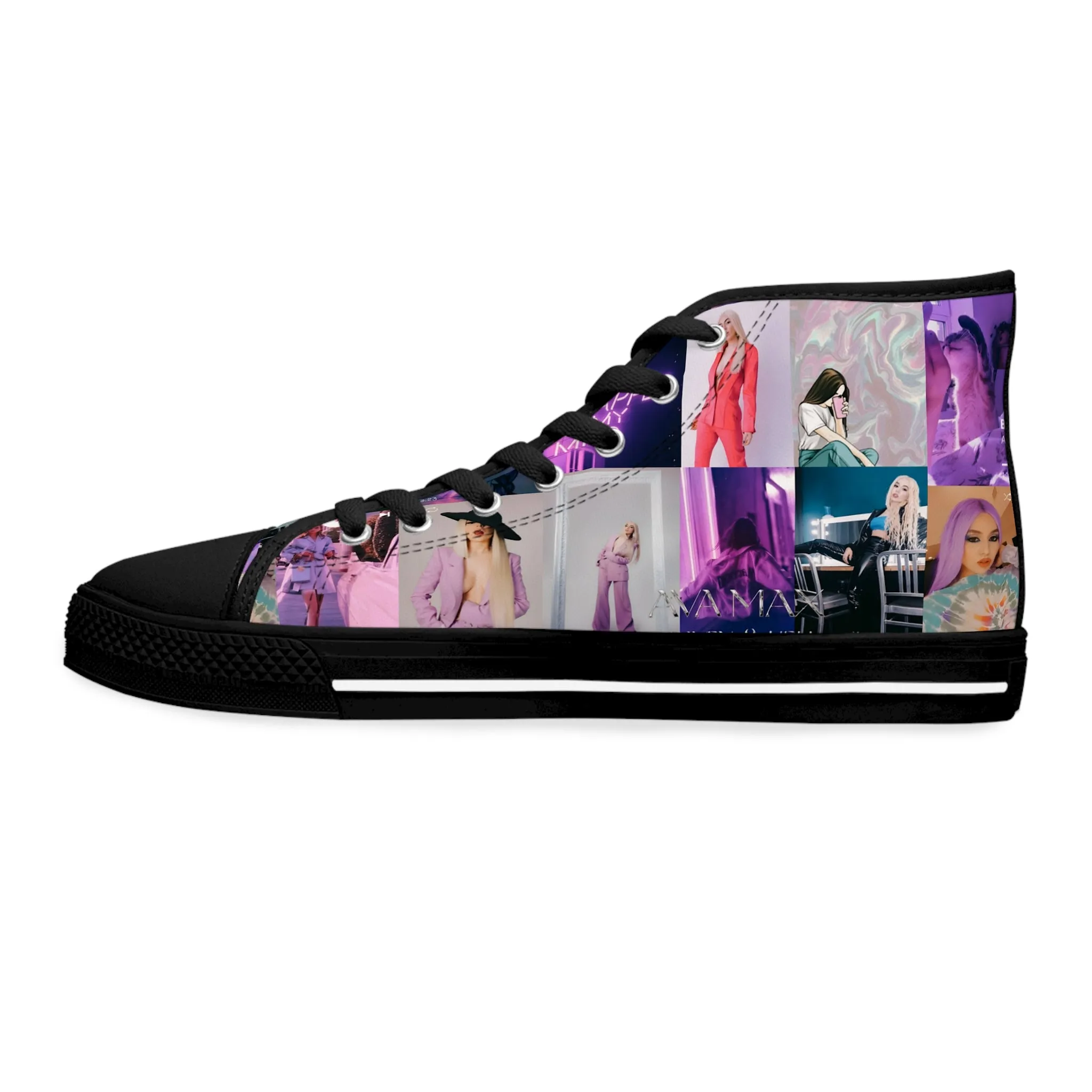 Ava Max Belladonna Photo Collage Women's High Top Sneakers