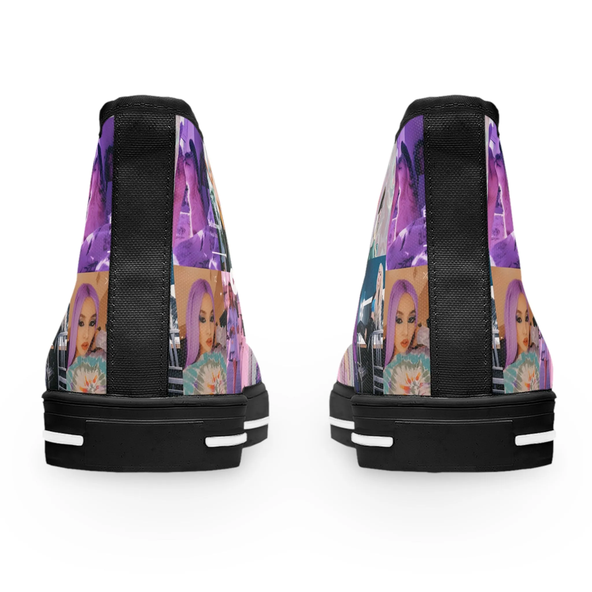 Ava Max Belladonna Photo Collage Women's High Top Sneakers