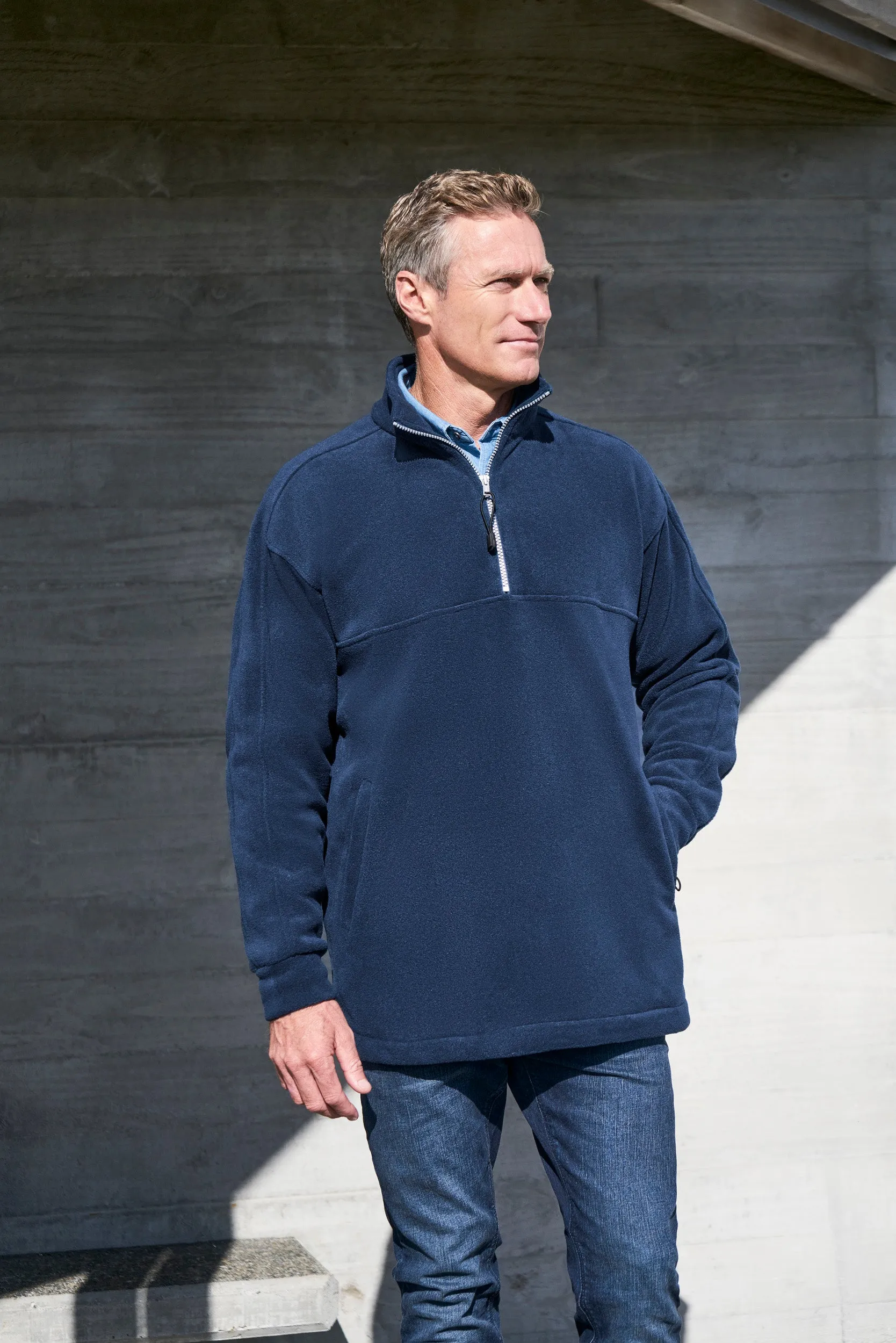 Biz Collection PF380 Mens Heavy Weight 1/2 Zip Winter Fleece