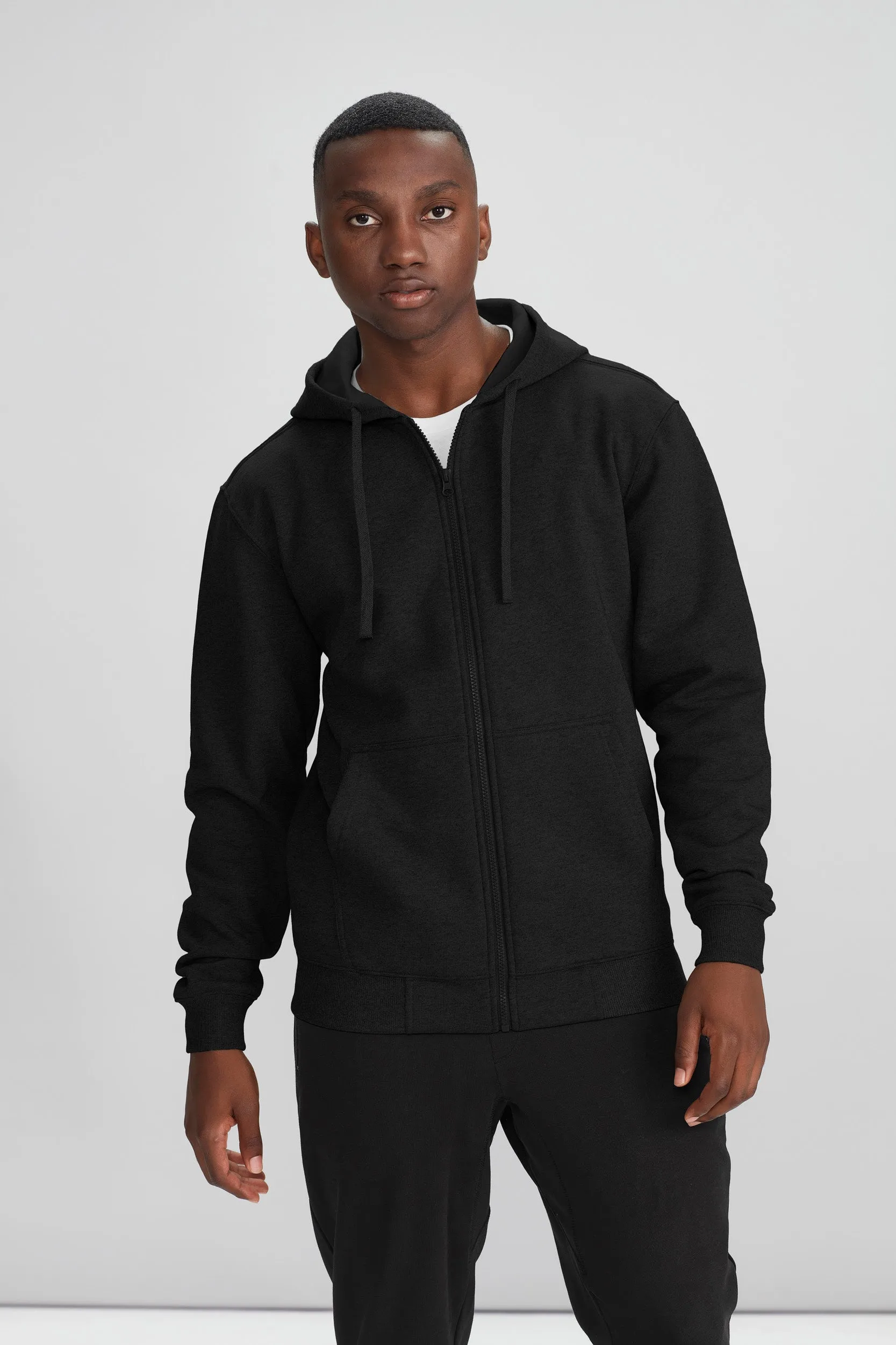 Biz Collection SW762M Mens Full Zip Hoodie