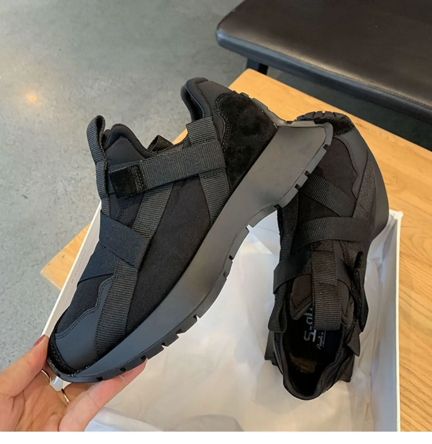Black Trainers | Women's | Off-Black Shoes
