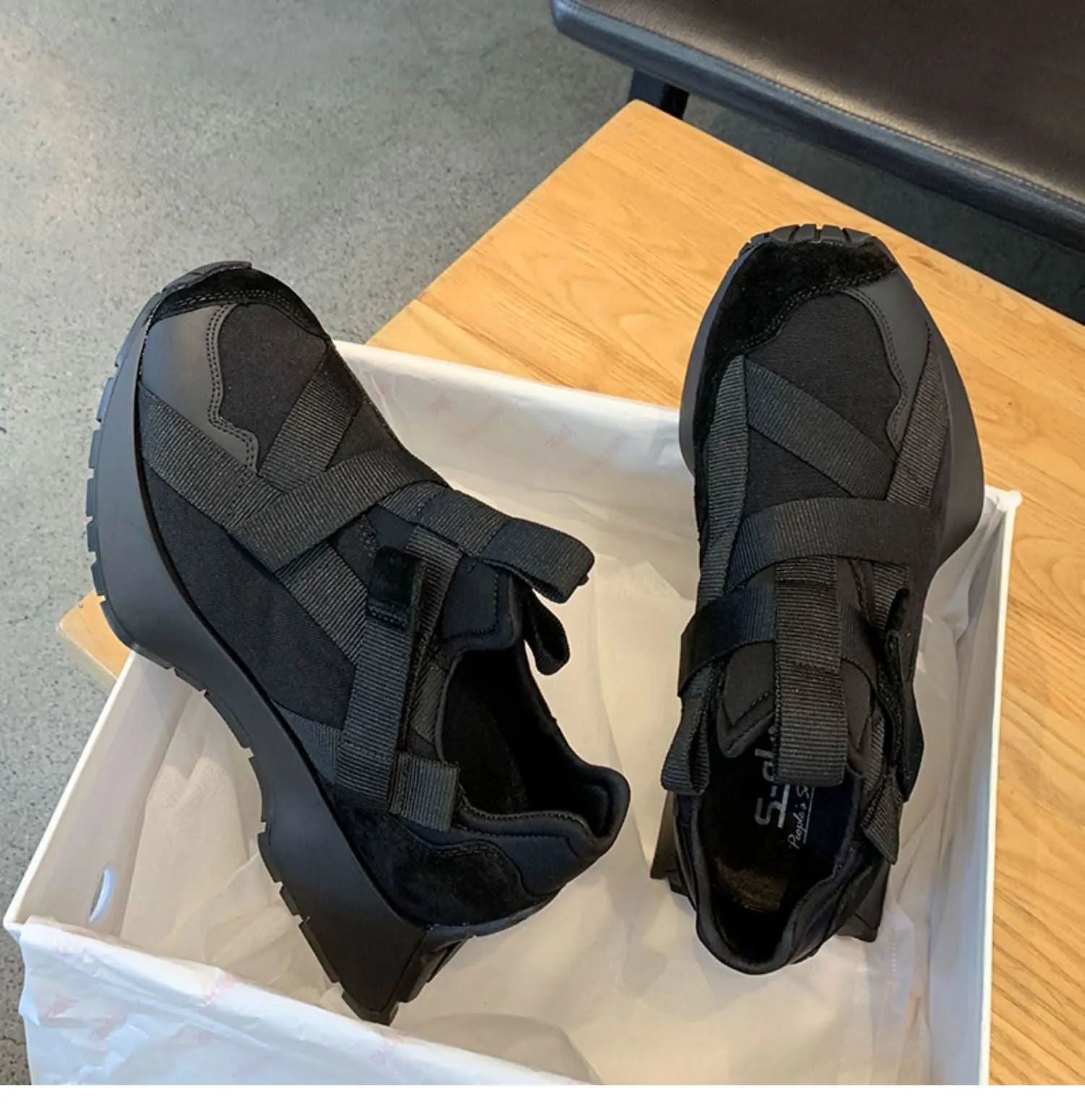 Black Trainers | Women's | Off-Black Shoes
