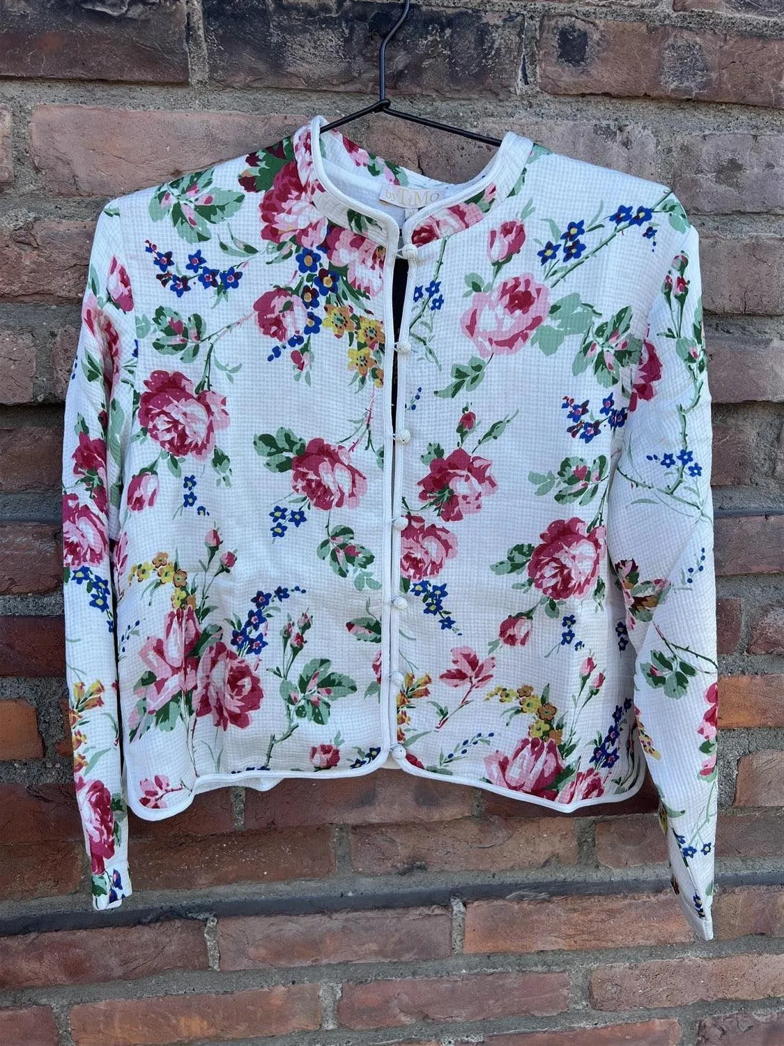 Bubble Satin Jacket Flora
