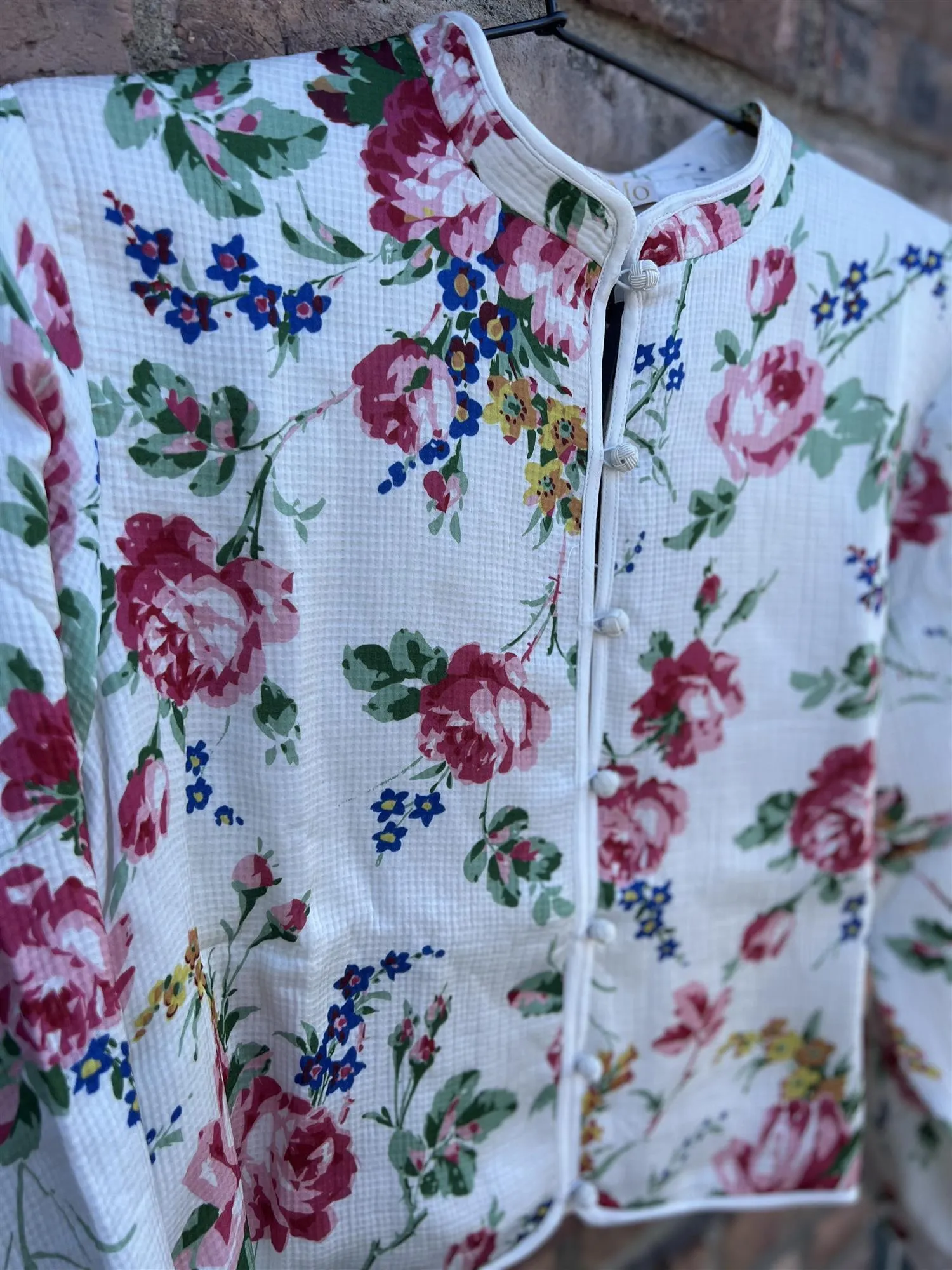 Bubble Satin Jacket Flora