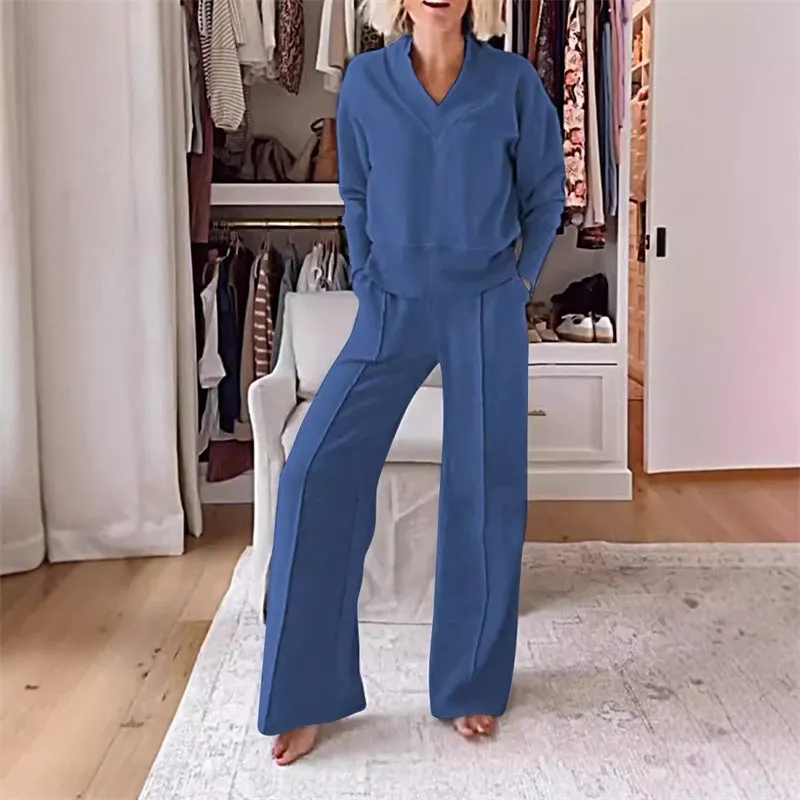 Calliope - Women's Casual Fashion Ensemble Top & Pants
