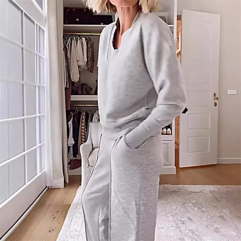 Calliope - Women's Casual Fashion Ensemble Top & Pants