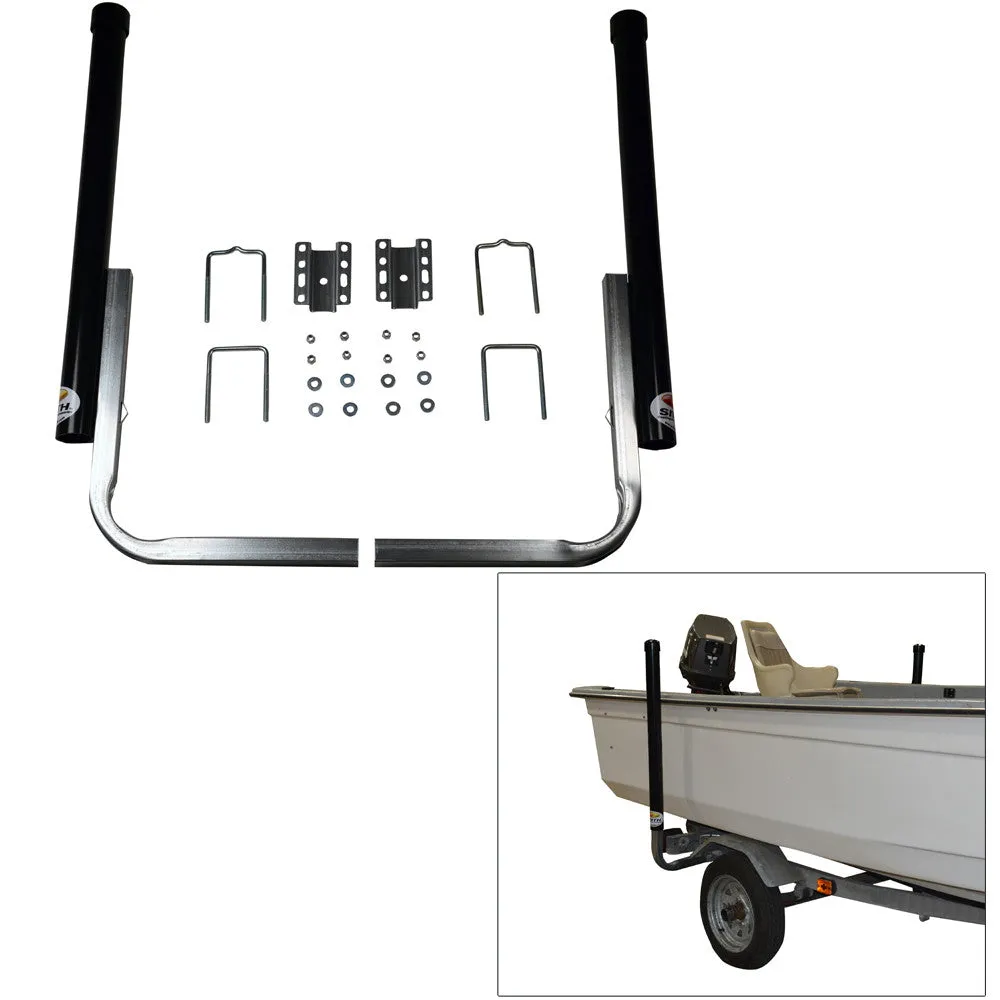 C.E. Smith 40" PVC Post Guide-On with Unlighted Posts - Black - P/N 27626