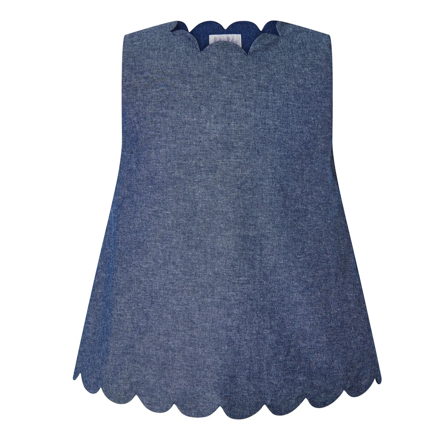 Chambray Scalloped Set