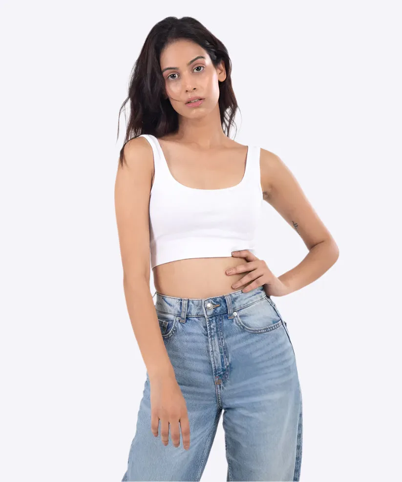 Chill & Chic: The Essential Crop Top