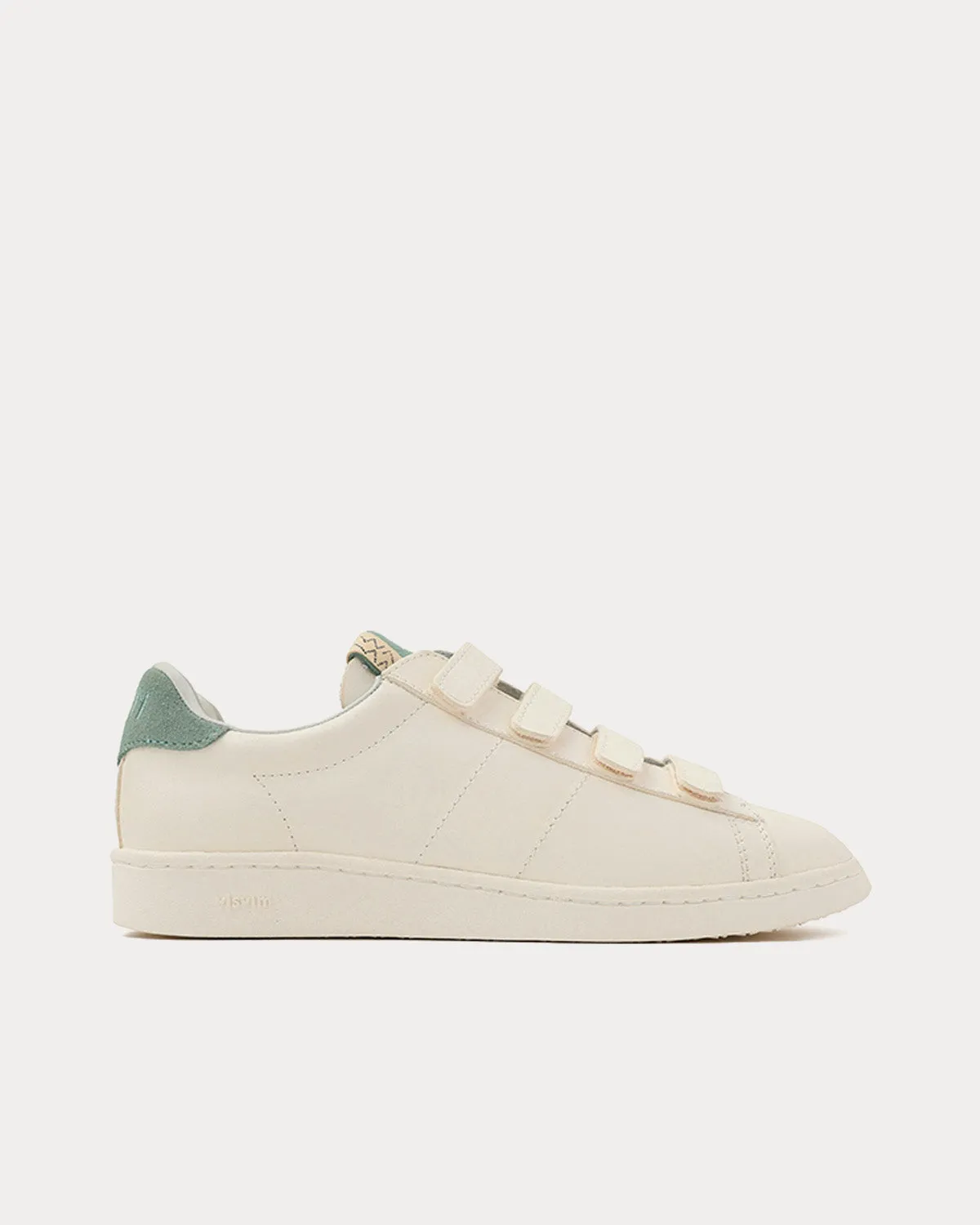 Corda Lo-Folk White / Light Green Low Top Sneakers