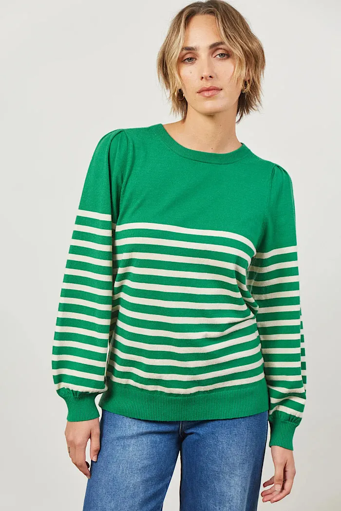 COSMO STRIPE JUMPER - MEADOW