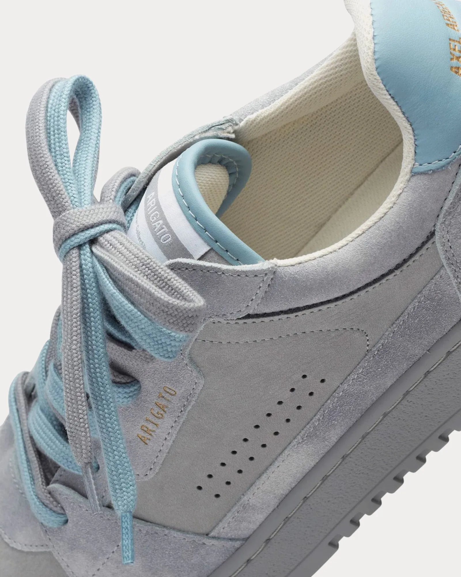 Dice Lo Grey / Light Blue Low Top Sneakers