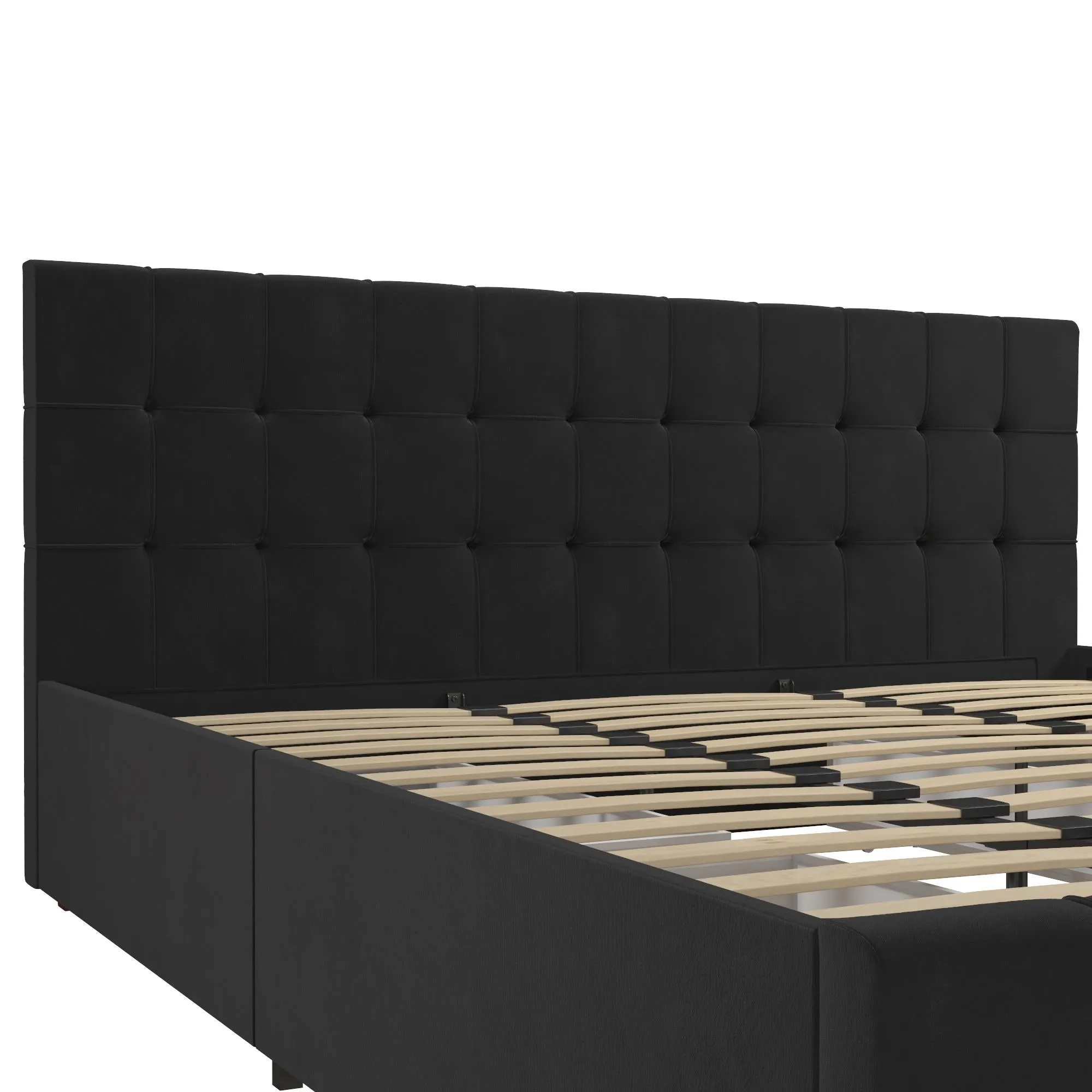 Elizabeth Upholstered Bed with Storage