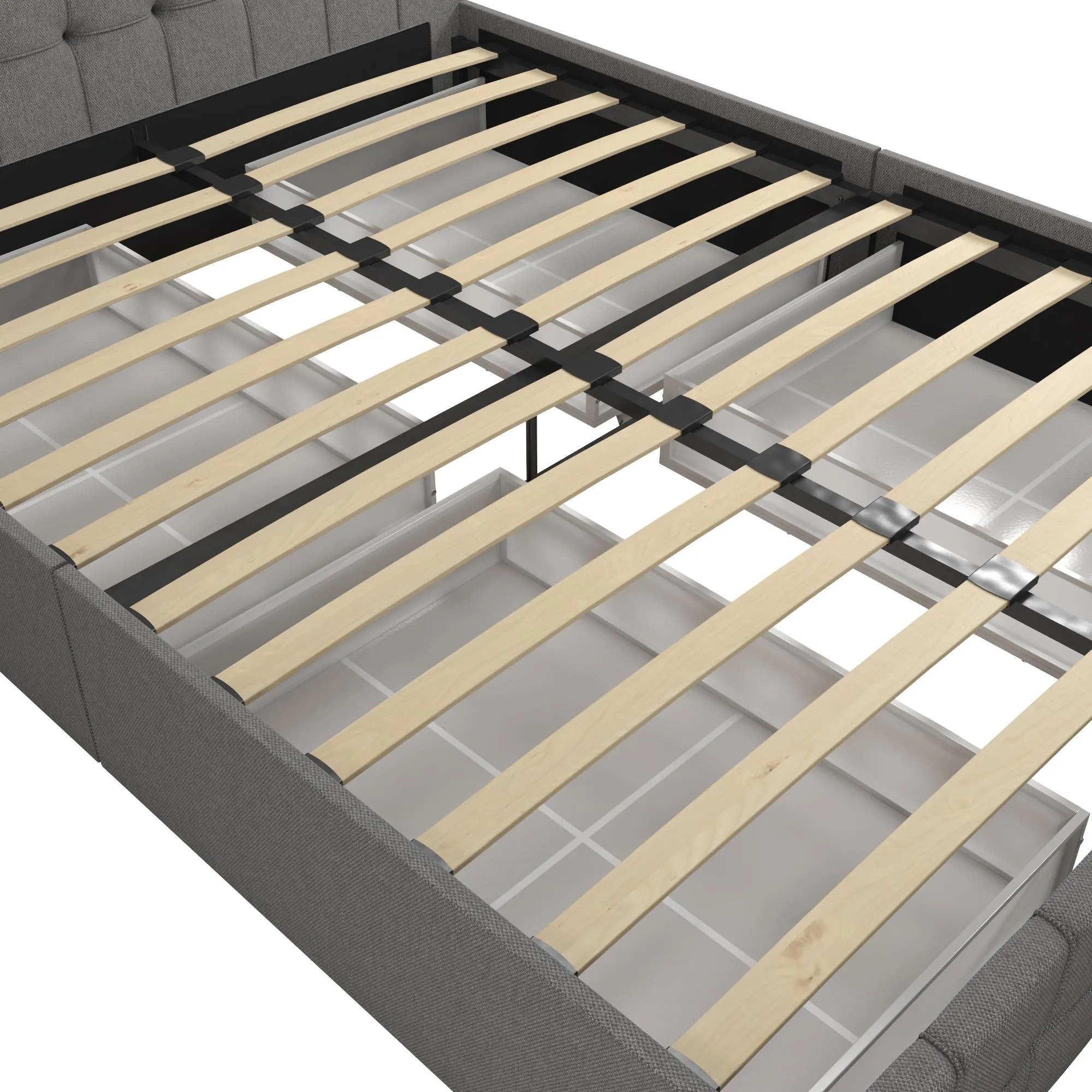 Elizabeth Upholstered Bed with Storage
