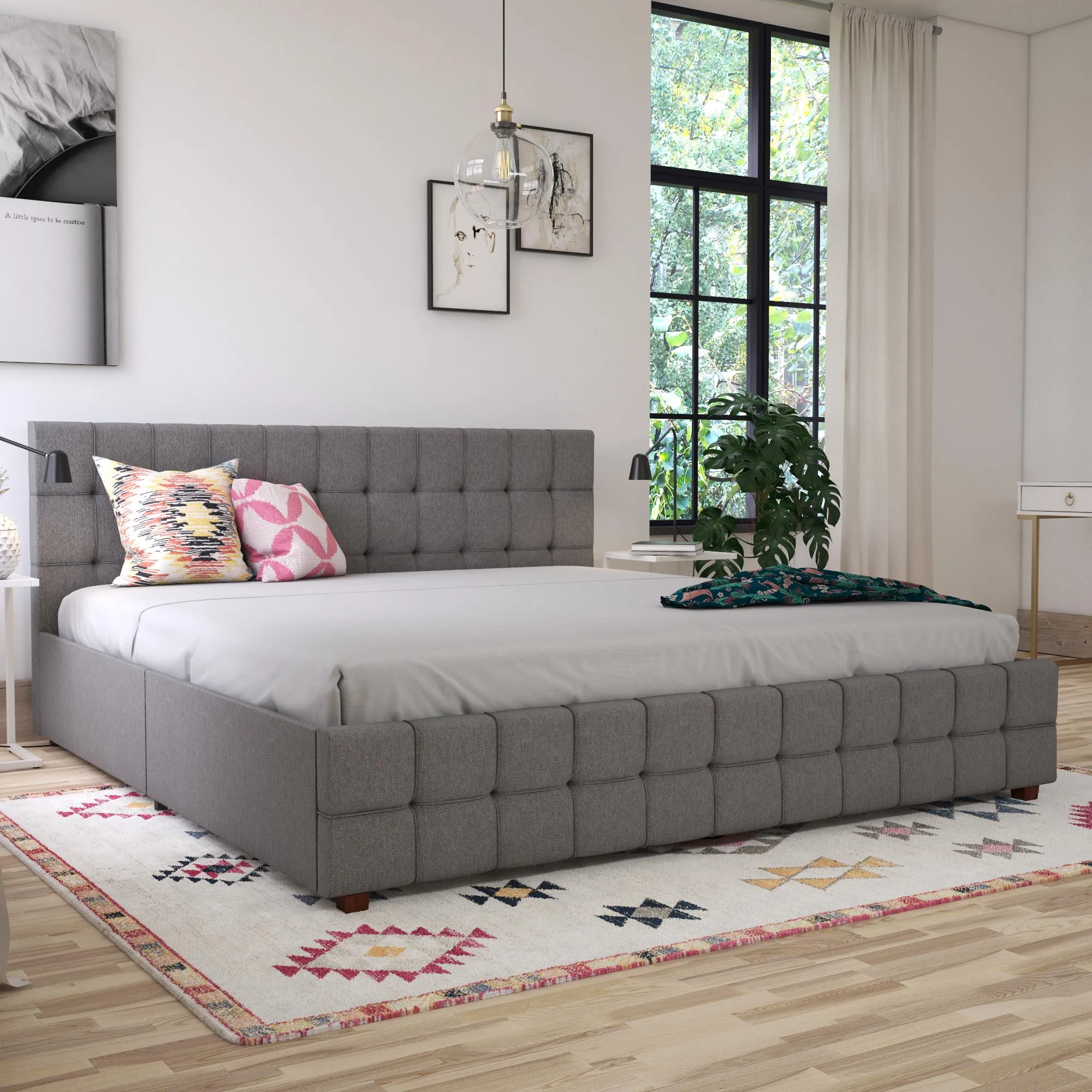 Elizabeth Upholstered Bed with Storage