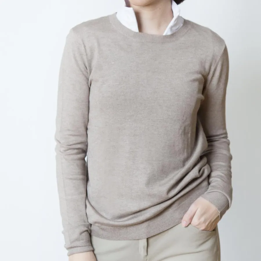 Essential Crew Neck Sweater - Ladies
