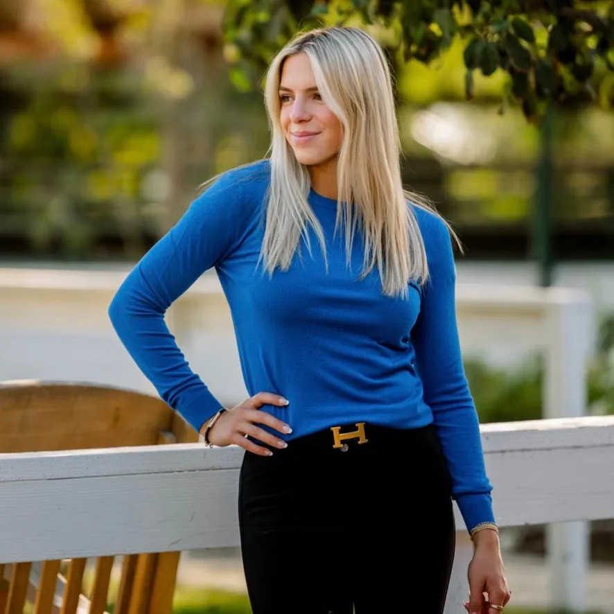 Essential Crew Neck Sweater - Neptune - Ladies