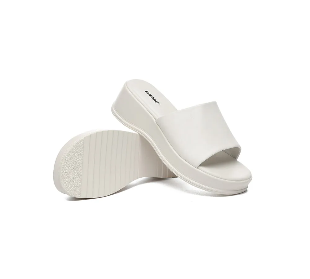 EVERAU® Women Sandal Slides Slip-on Platform Fiona