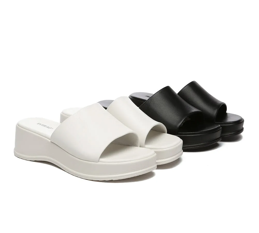 EVERAU® Women Sandal Slides Slip-on Platform Fiona