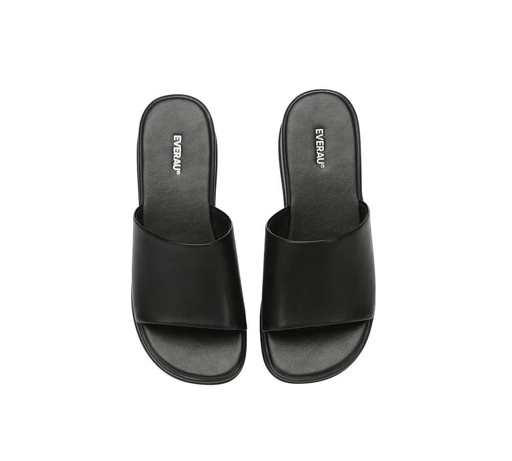 EVERAU® Women Sandal Slides Slip-on Platform Fiona