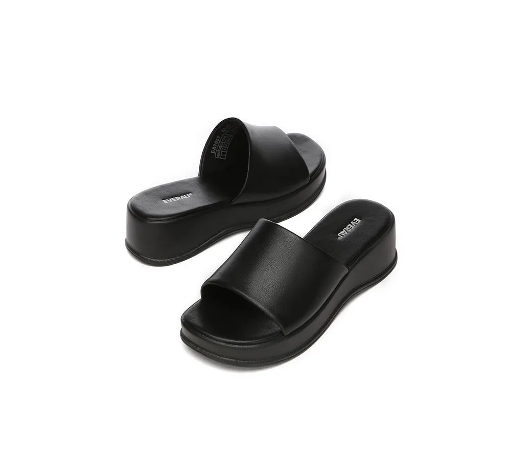 EVERAU® Women Sandal Slides Slip-on Platform Fiona