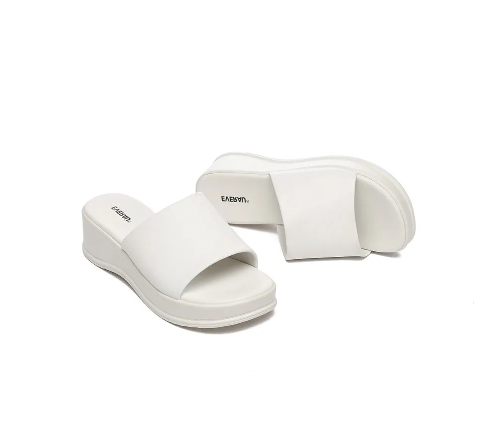 EVERAU® Women Sandal Slides Slip-on Platform Fiona
