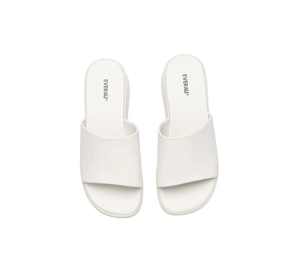 EVERAU® Women Sandal Slides Slip-on Platform Fiona