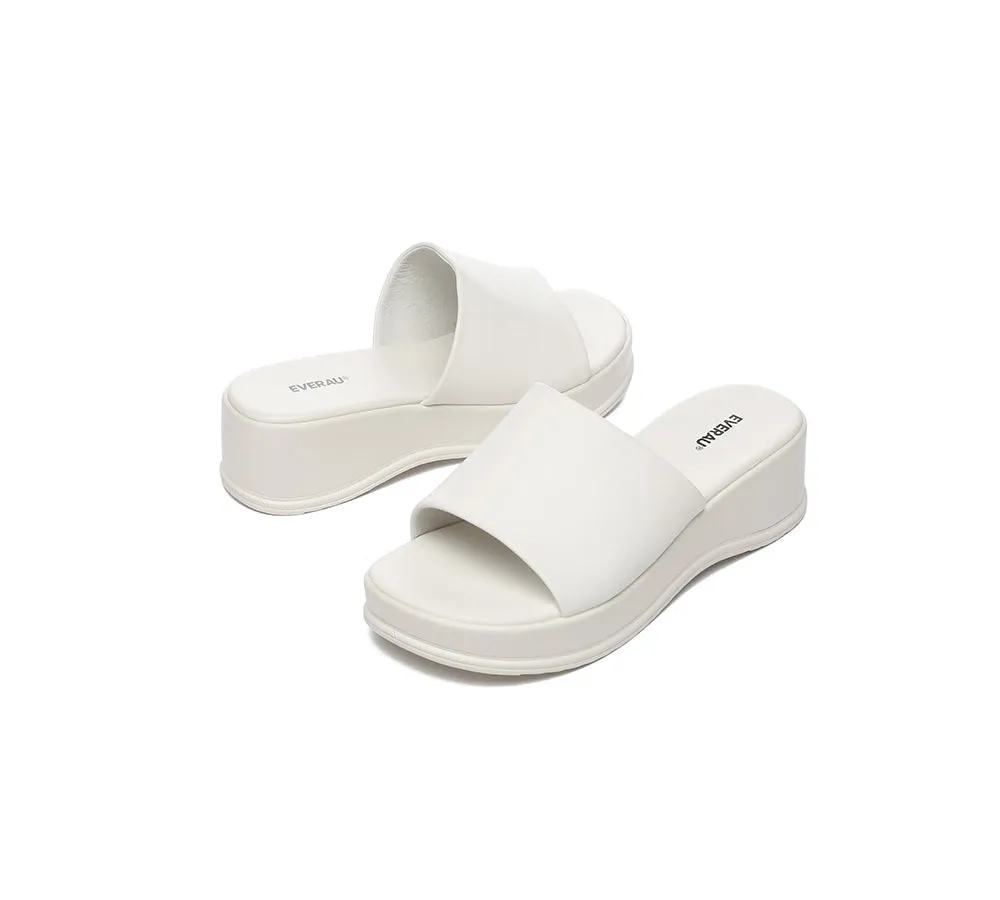 EVERAU® Women Sandal Slides Slip-on Platform Fiona