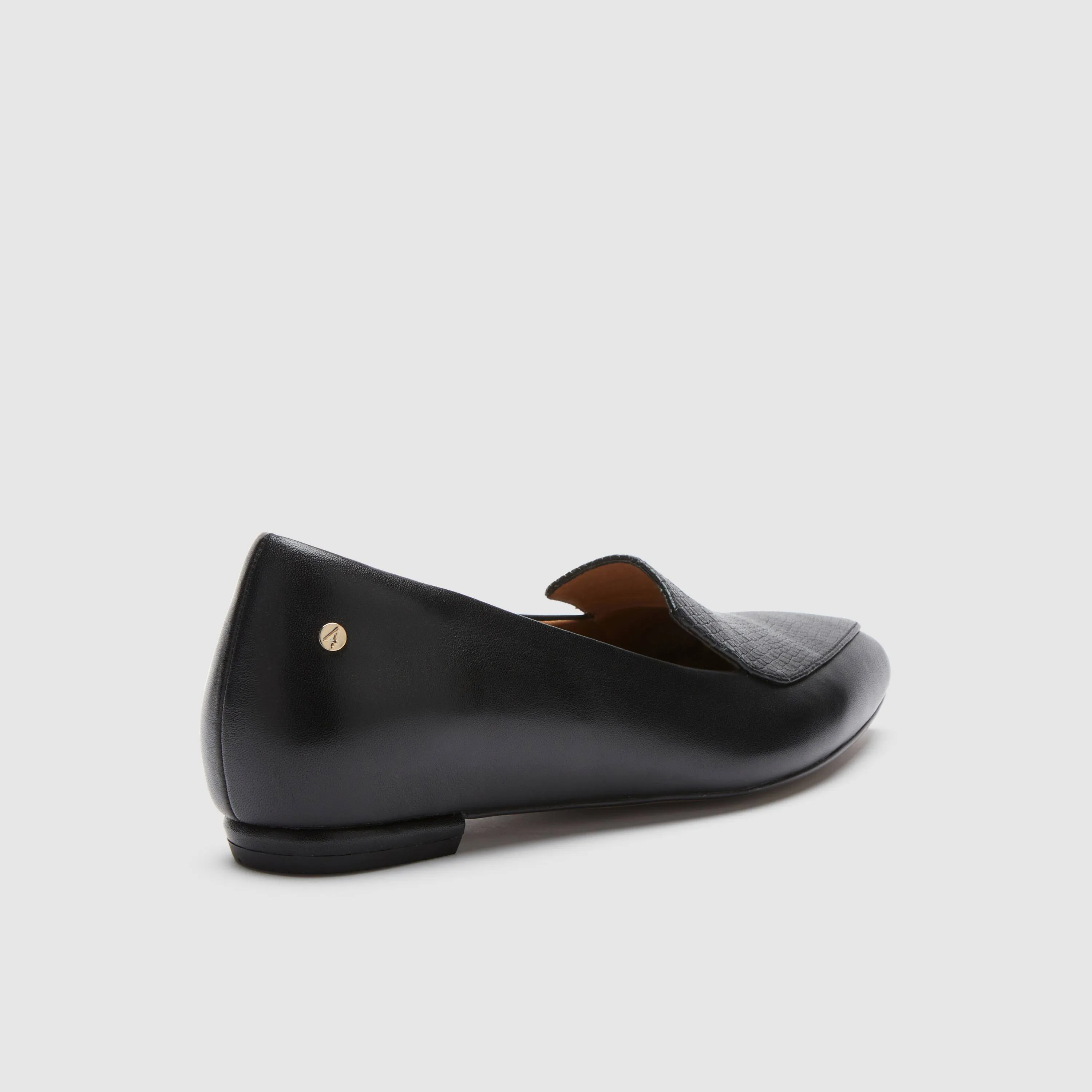 Faye Black Reptile Emboss