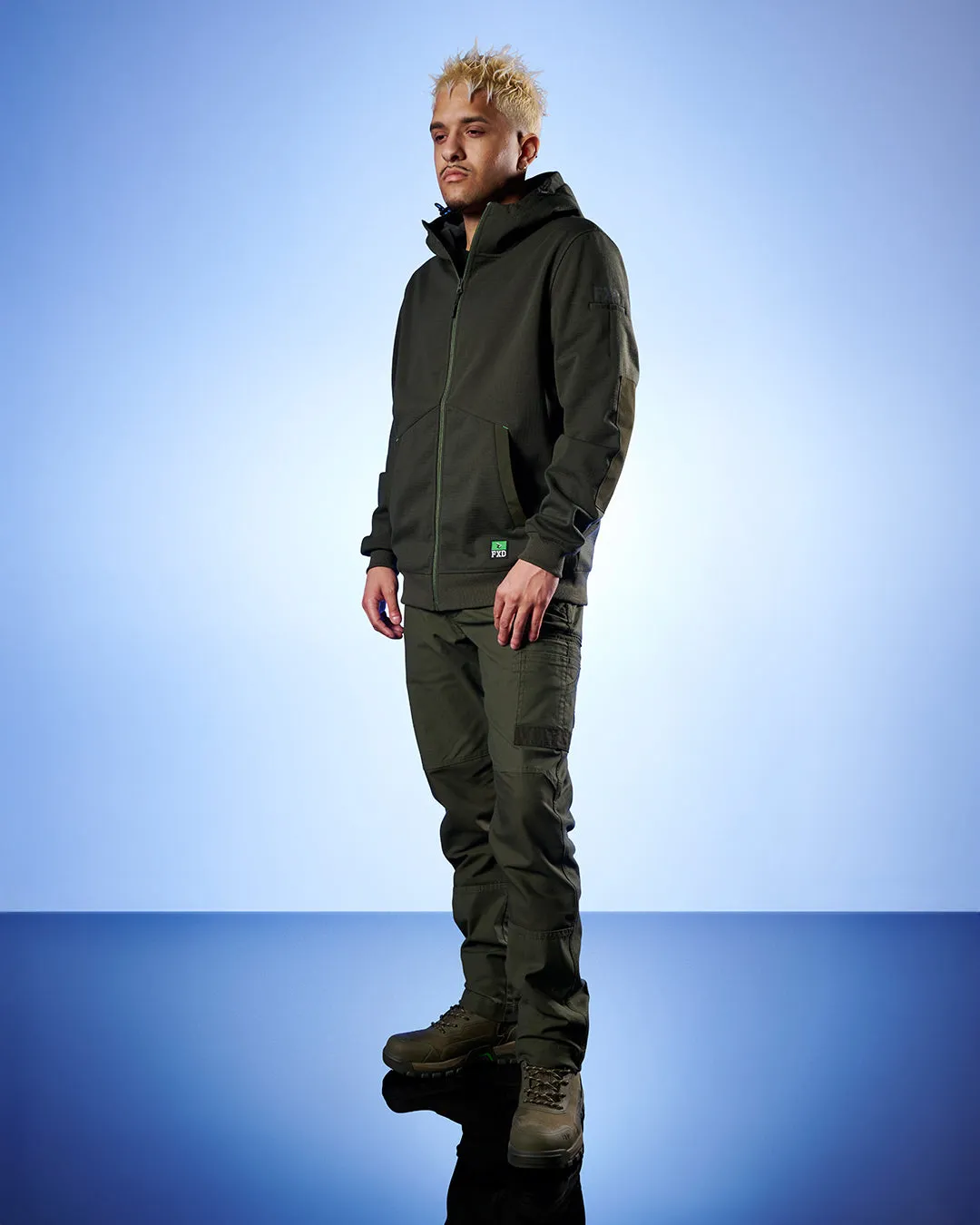 FXD WF-3 Water Resistant, Breathable - Zip Through Hoodie