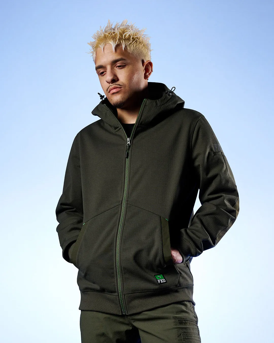 FXD WF-3 Water Resistant, Breathable - Zip Through Hoodie