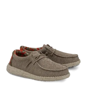 Hey Dude Boy's Wally Youth Sox Tan & Camo Slip On Shoes 130131734