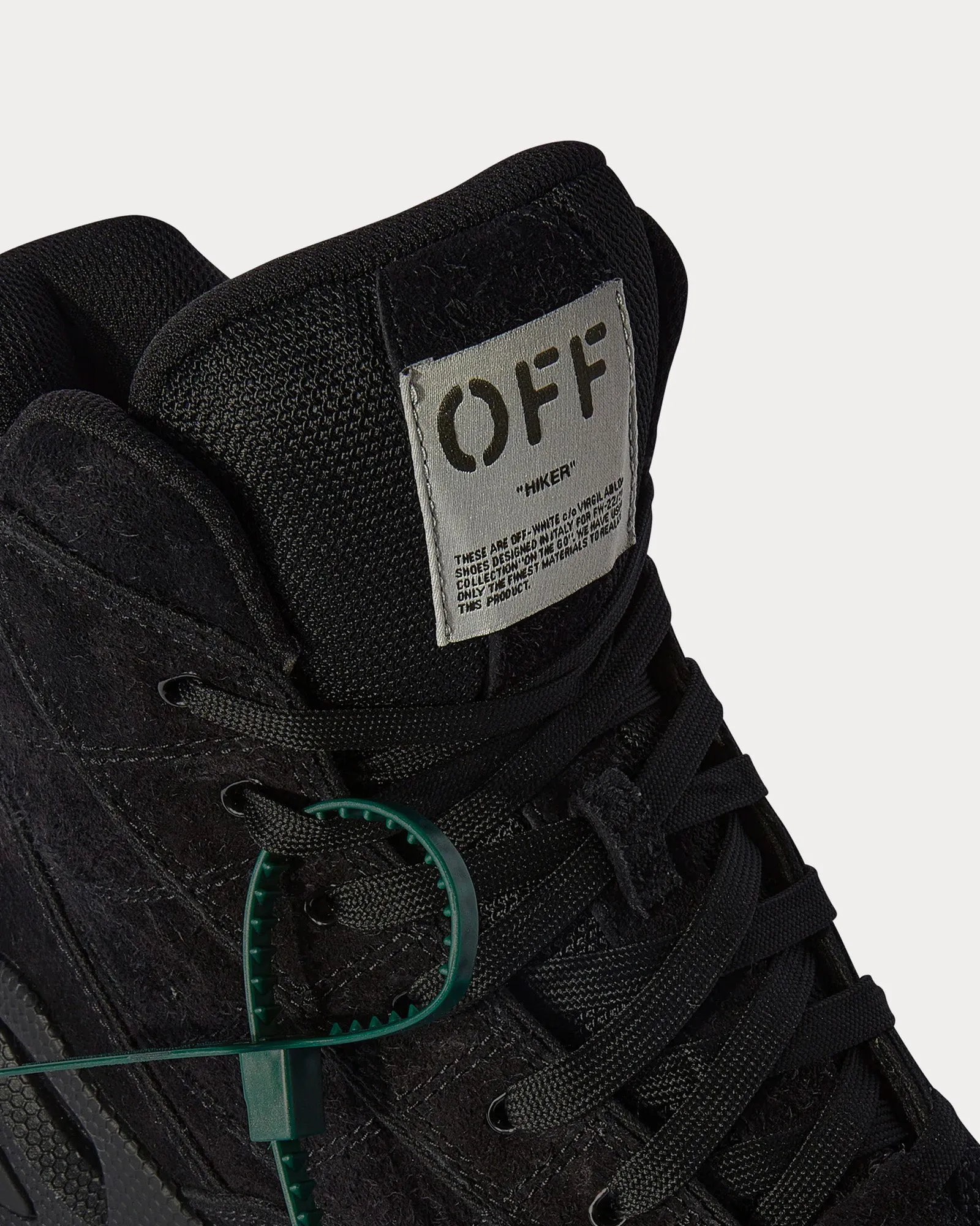 Hiker Black High Top Sneakers