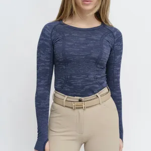 Kennedy Seamless Longsleeve Shirt - Navy Camo - Ladies