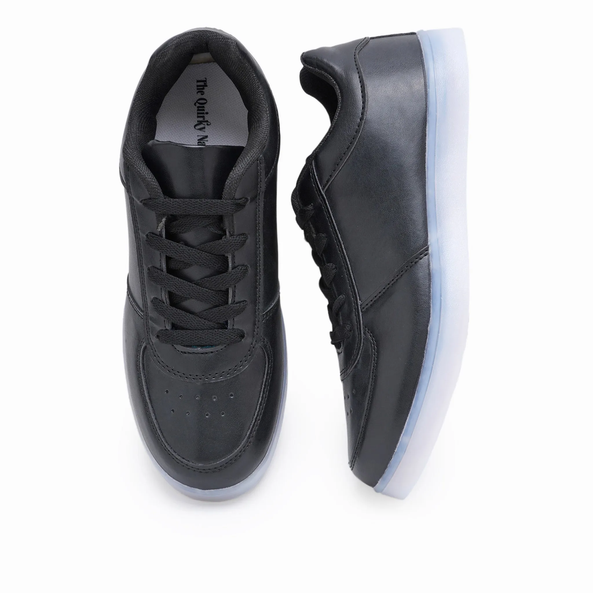 Light Me Up Sneakers - Ankle (Black)