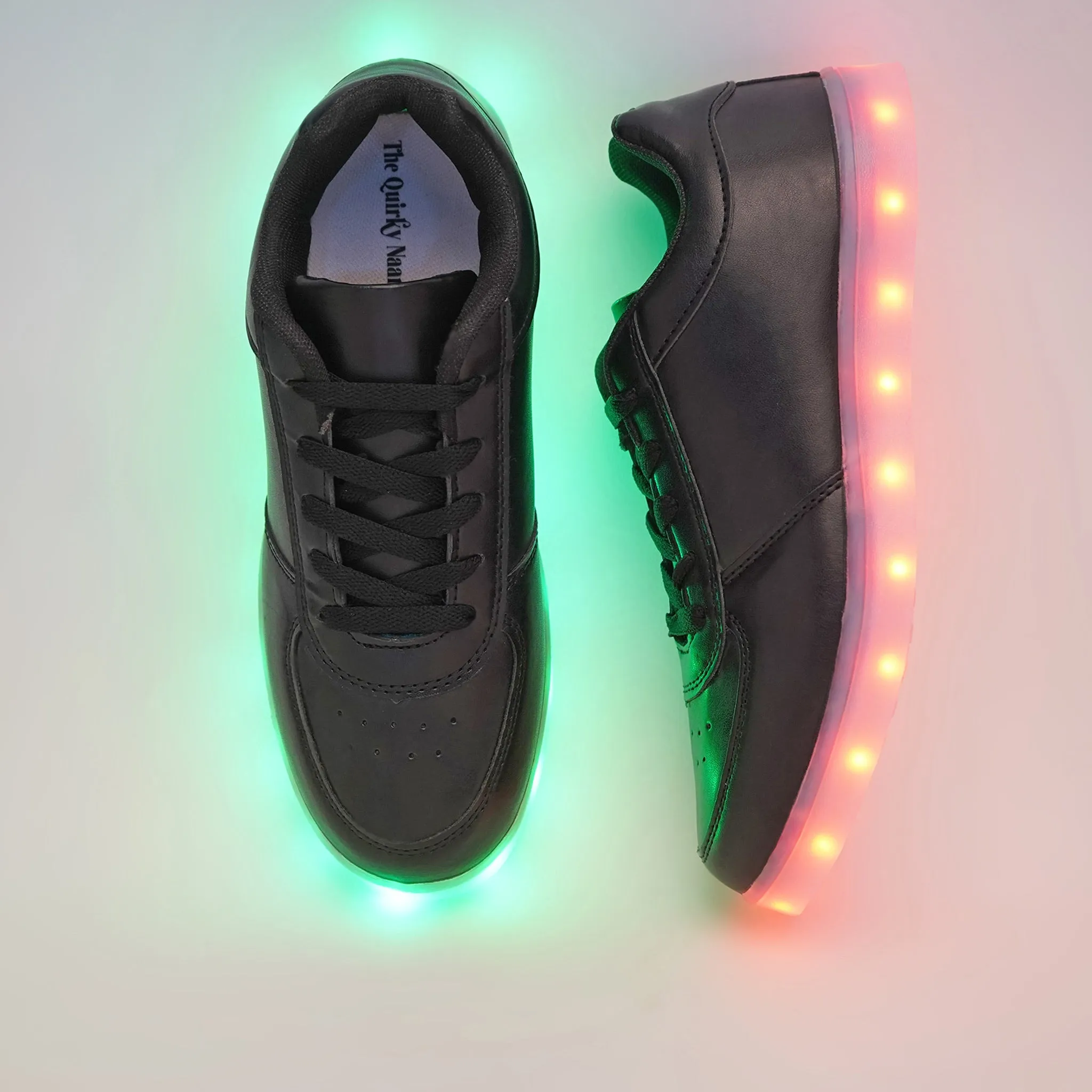 Light Me Up Sneakers - Ankle (Black)