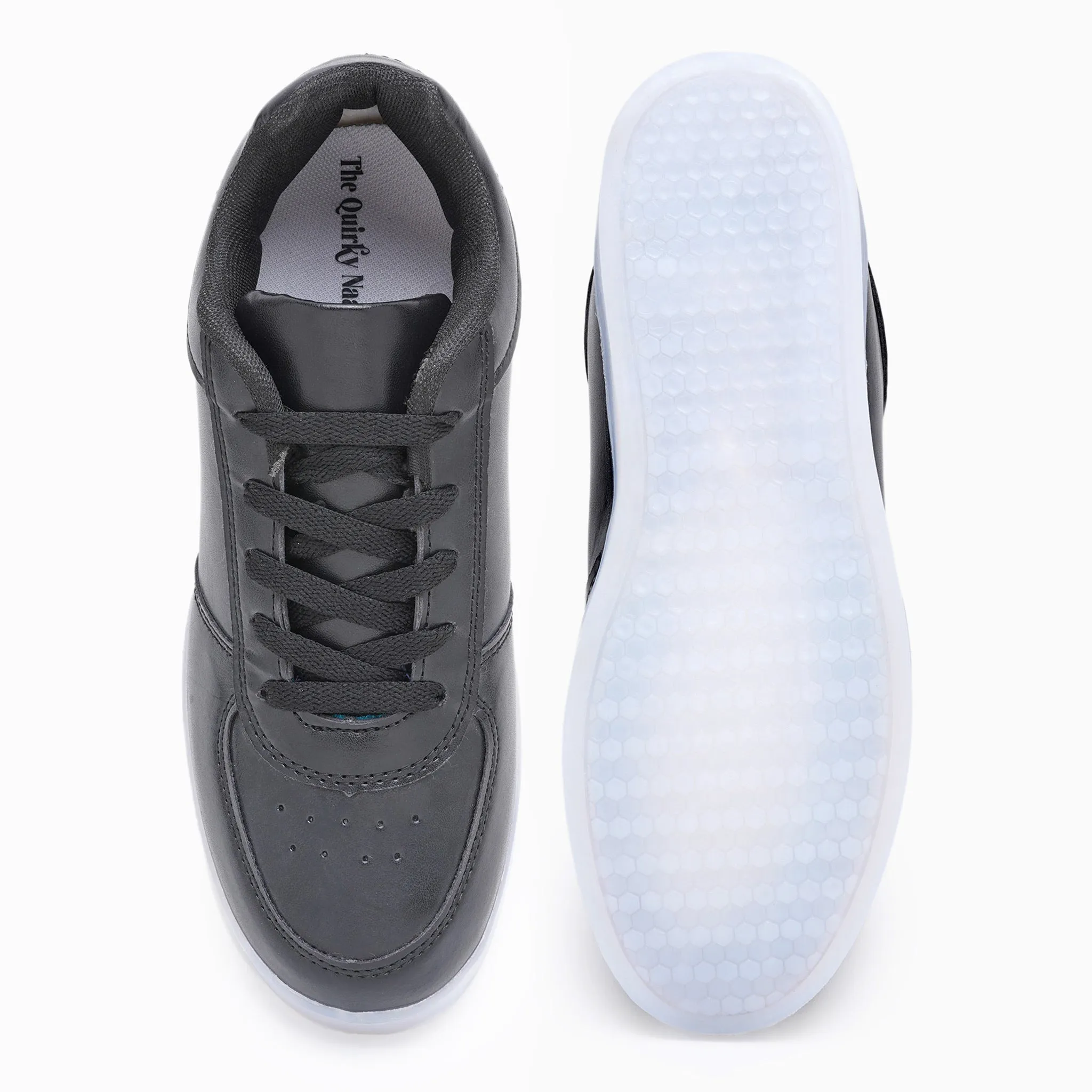 Light Me Up Sneakers - Ankle (Black)
