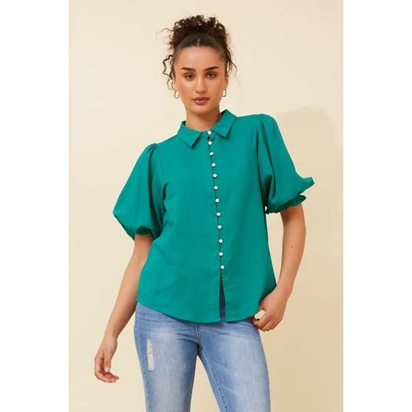 LONDYN LINEN BLEND SHIRT