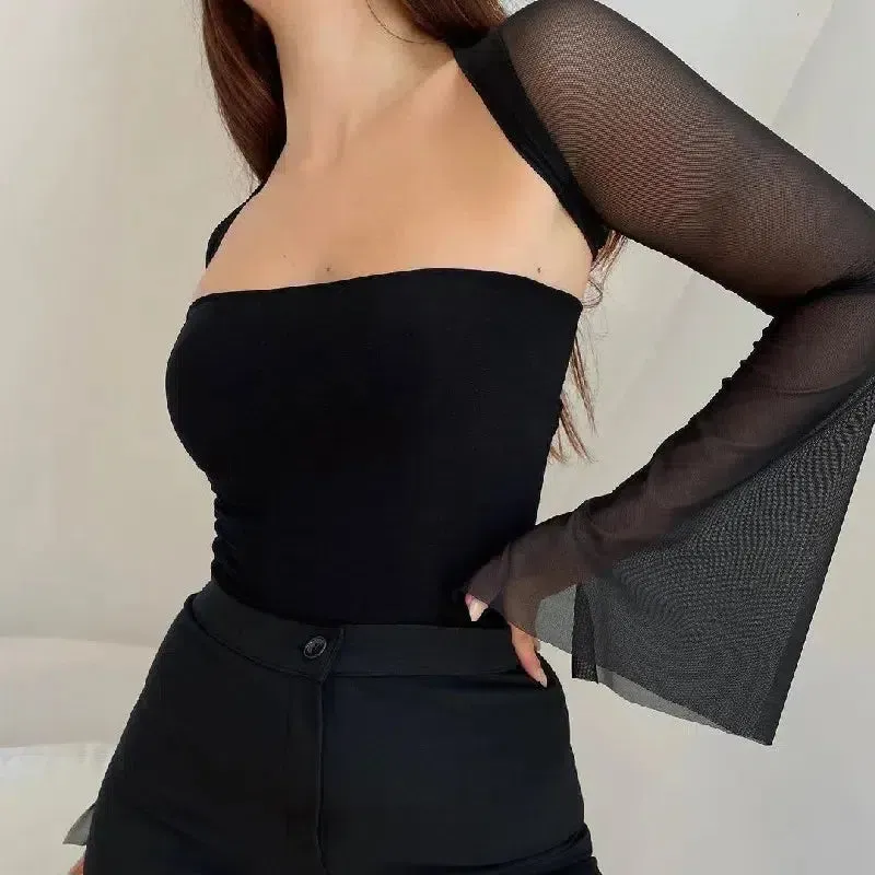 Ludivine – Flared sleeves – tube top