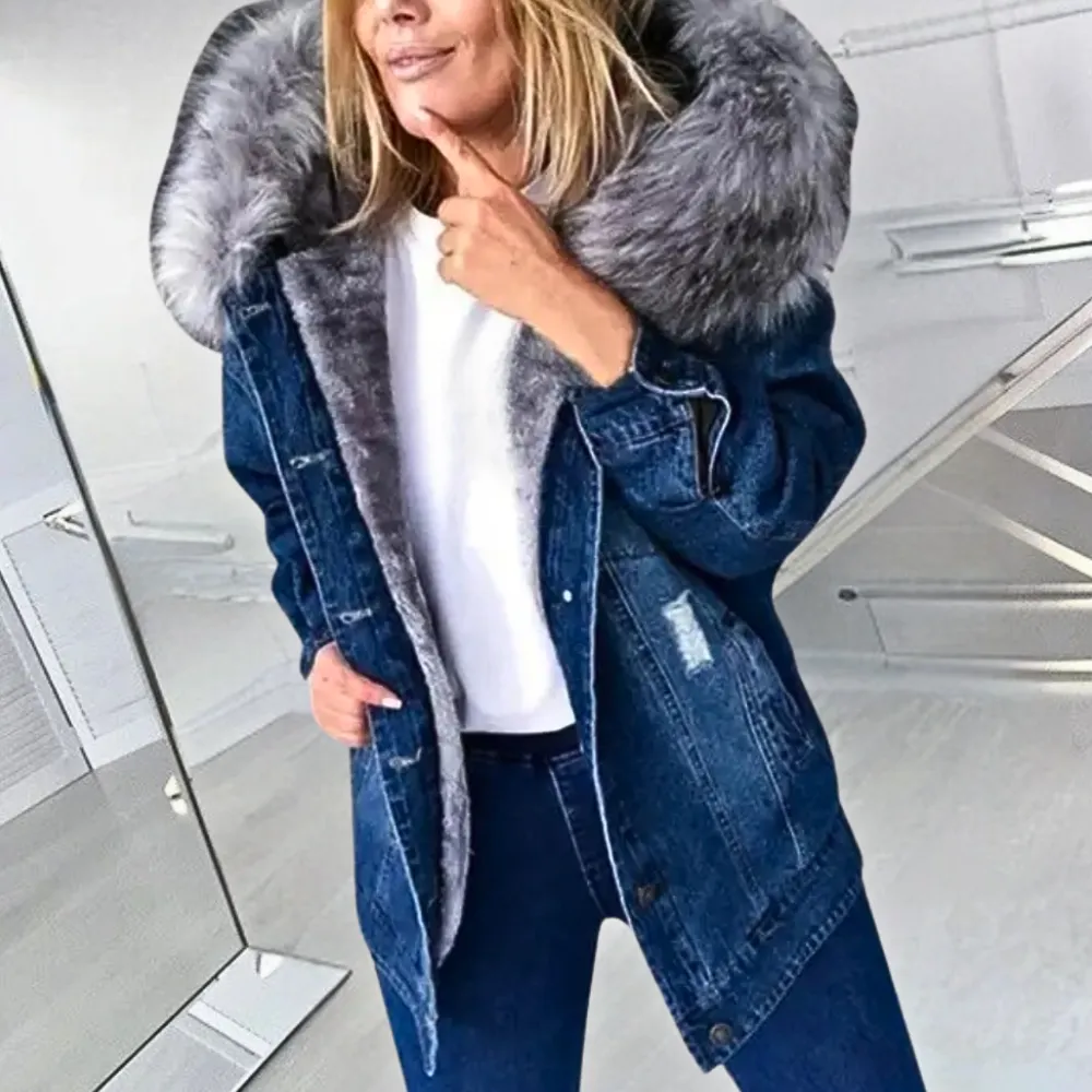 Monika - Elegant og Alsidig Denimjakke til Kvinder