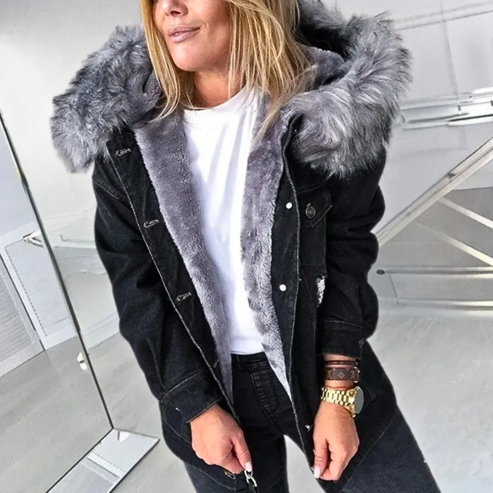 Monika - Elegant og Alsidig Denimjakke til Kvinder