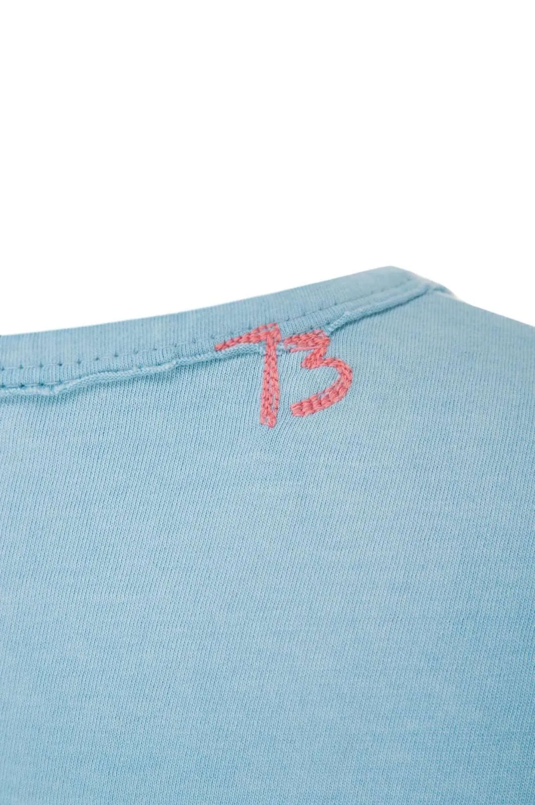 Pepe Woodford Oh No Print Men's T-Shirt - Light Blue