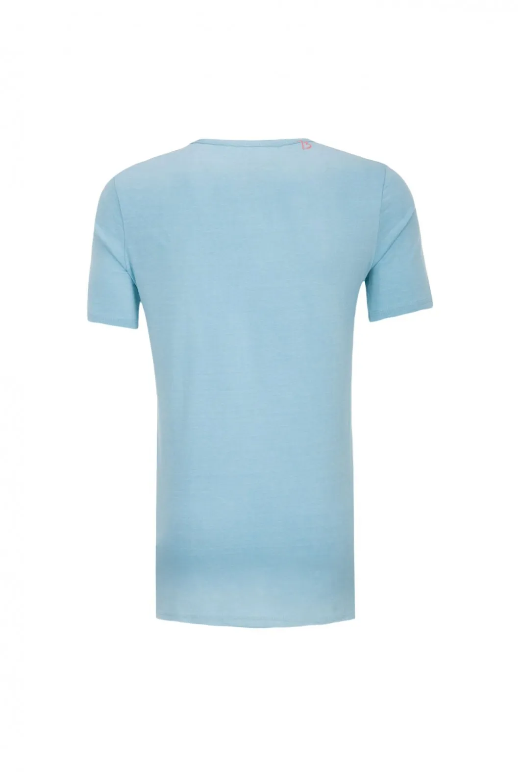Pepe Woodford Oh No Print Men's T-Shirt - Light Blue
