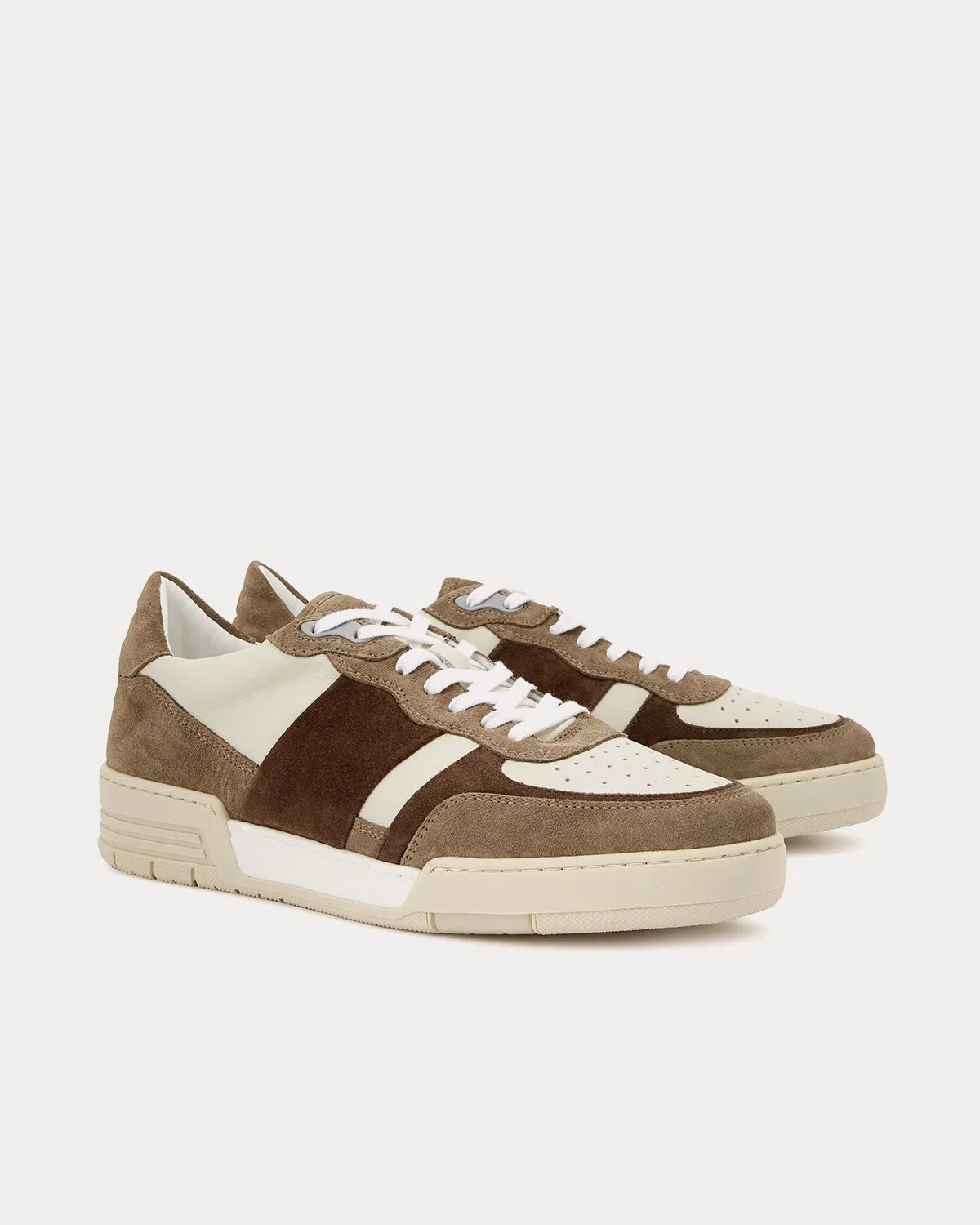 Pillar Destroyer II Dark Brown Low Top Sneakers