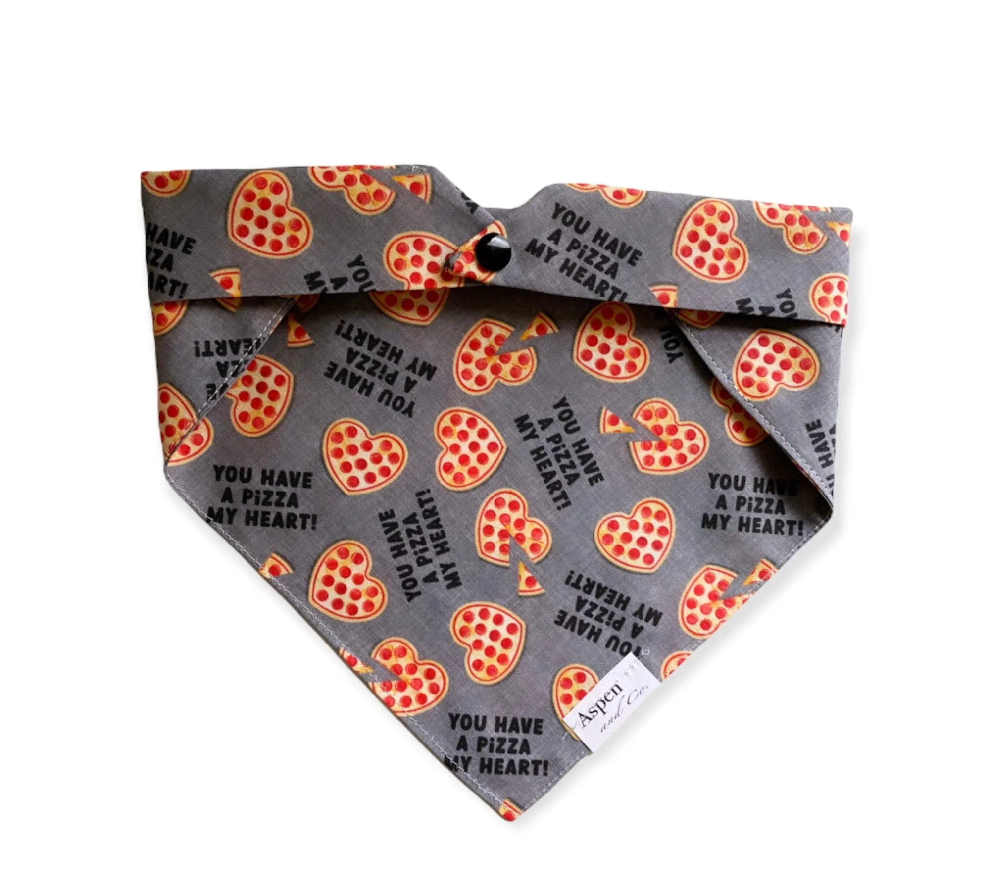 Pizza My Heart Dog Bandana